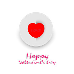 Card happy valentine day