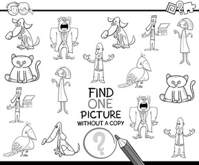 Obraz premium kindergarten game for coloring