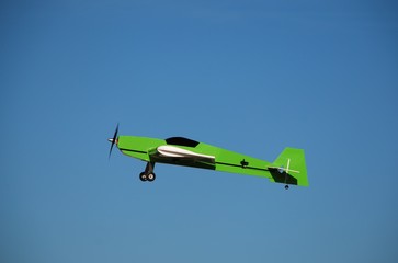 Fototapeta na wymiar Radio controlled Model aircraft