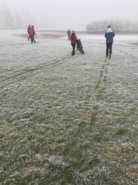 Golf in winter