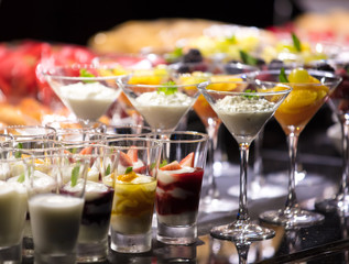 Fruit in glass