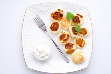 cheesecakes with sour cream