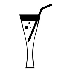 Cocktail icon, simple style