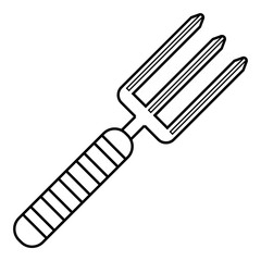 Gardening tool icon, outline style