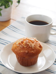 マフィンとコーヒー
