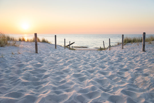 Sonnenuntergang an der Ostsee