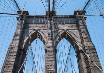 Brooklyn Bridge pylon close up