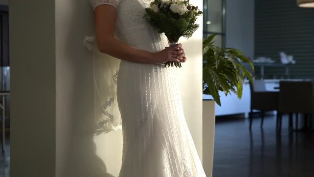 young bride at a wedding at the hotel