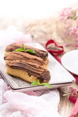 Eclairs (dessert) for valentines day