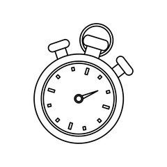 Isolated timer chronometer icon vector illustration graphic design