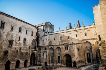Obraz premium Visite du Palais des Papes d'Avignon
