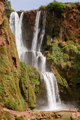 Fototapeta premium Cascades d'Ouzoud, Waterfall at Ouzoud, Morocco