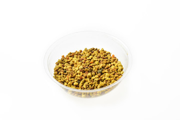 Bee pollen and honey