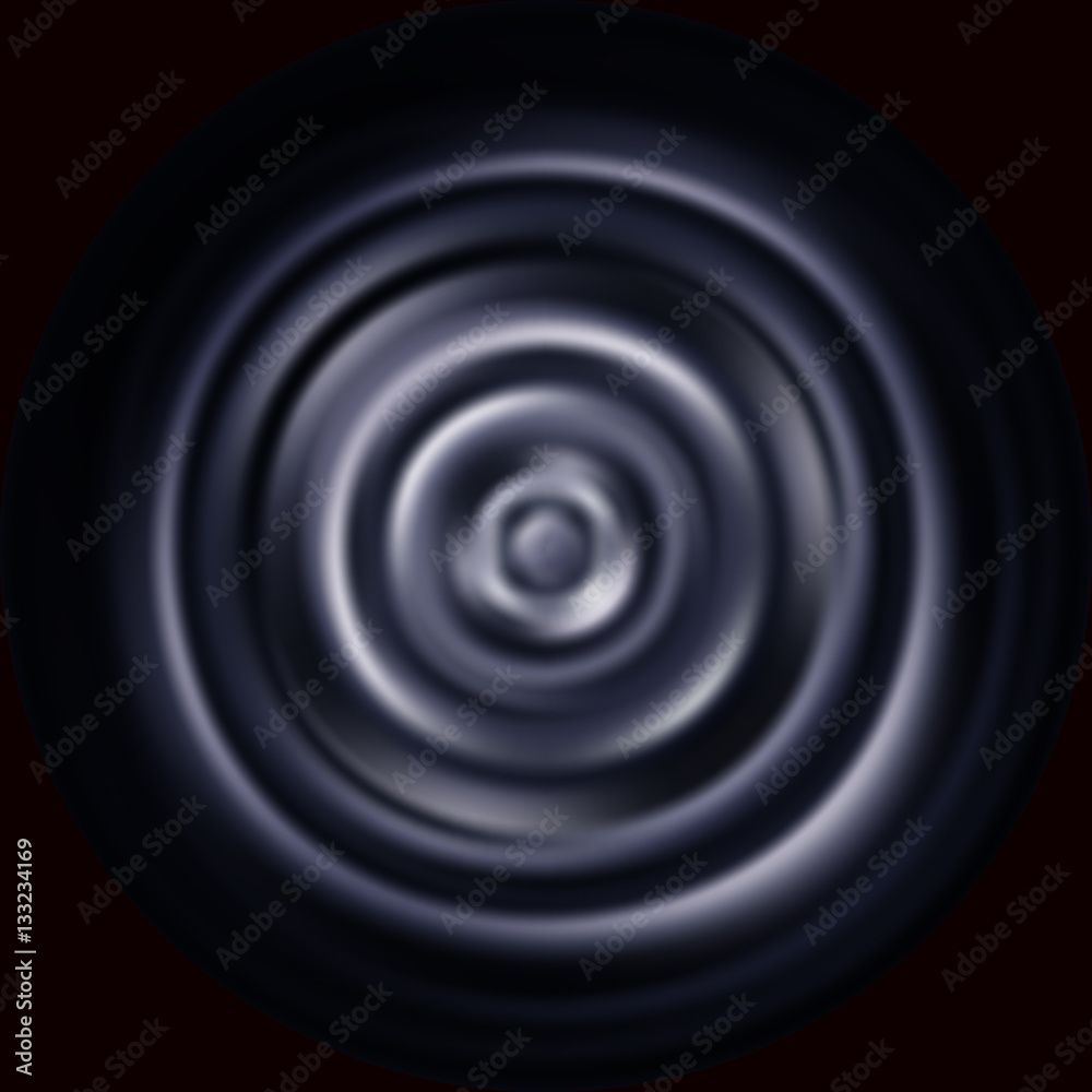 Poster low-frequency vibrations. vector pattern with rippled membrane