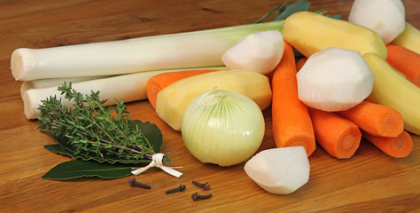 Légumes pour un pot-au-feu
