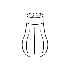 isolated salt shaker icon vector illustration graphic design