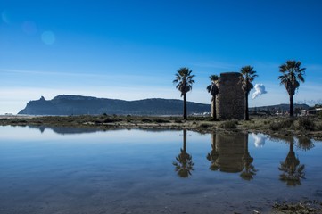 Fotografia Panoramica del Mare a Cagliari