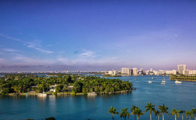 Fototapeta na wymiar Miami port