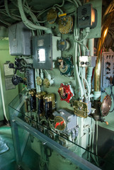 WWII ship communication room