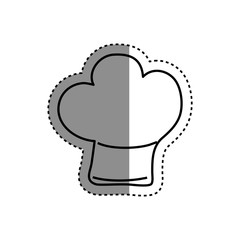 chef hat symbol icon vector illustration graphic design