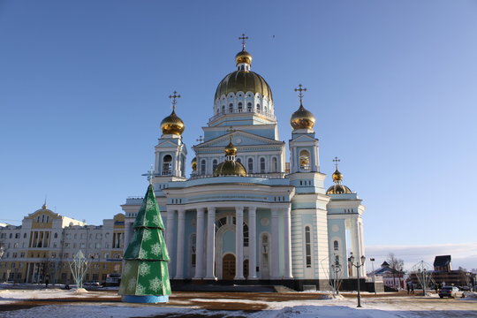 Russia. Mordovia. Saransk. Cathedral of St Fedor Ushakov 