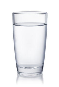 Front view of water glass