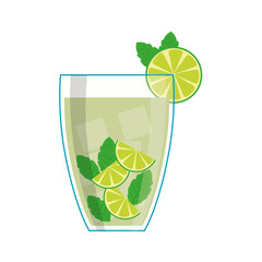Delicious and fresh juice icon vector illustration graphic design