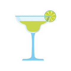 Cocktail glass cup icon vector illustration graphic design