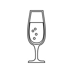 Cup of wine icon vector illustration graphic design