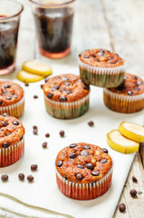 chocolate chips banana muffins