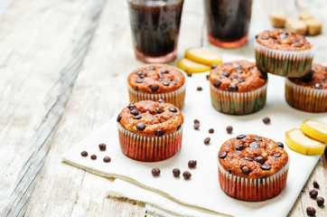 chocolate chips banana muffins