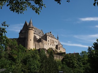 Obraz premium Vianden - Burg und Gemeinde in der 