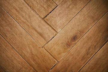 parquet wooden, old, scratched,