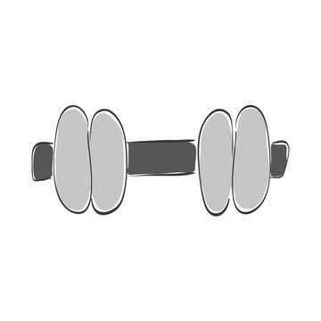 Isolated gym weight icon vector illustration graphic design