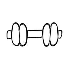 Isolated gym weight icon vector illustration graphic design