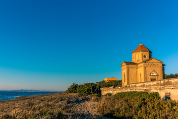 Abandoned church by the beach in Tuscany - 8