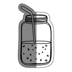 Delicious and fresh juice icon vector illustration graphic design