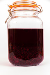Blackberry sherry maturing
