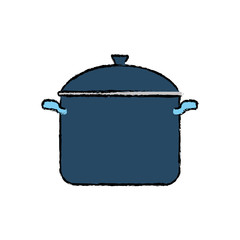 Kitchen saucepan isolated icon vector illustration graphic design