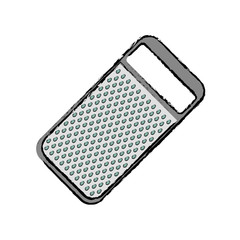 kitchen grater isolated icon vector illustration graphic design