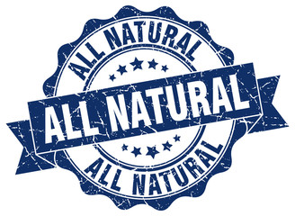 Obraz premium all natural stamp. sign. seal