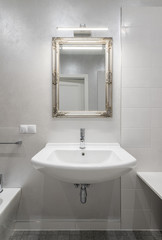 Modern contemporary interior. Bathroom.