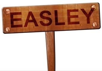 easley road sign, 3D rendering