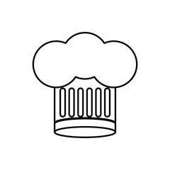 Chef hat symbol icon vector illustration graphic design