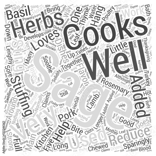 "Sage Word Cloud Concept" Stock image and royaltyfree vector files on