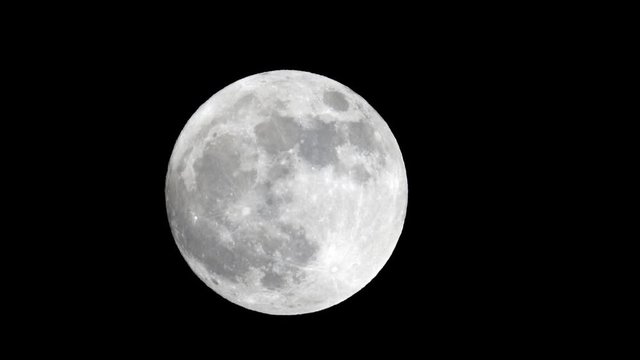 Computer generated animation of moving Moon 