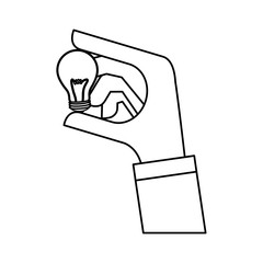 Bulb light energy icon vector illustration graphic design