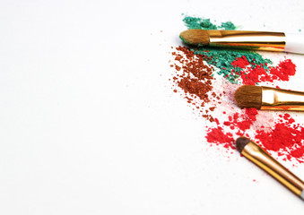 Make-up, all the makeup.