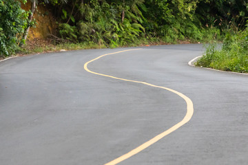 wavy road
