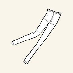 Black & white pantyhose